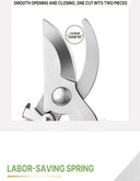 Airaj Gardening Scissors Pruning Fruit Tree Stainless Steel