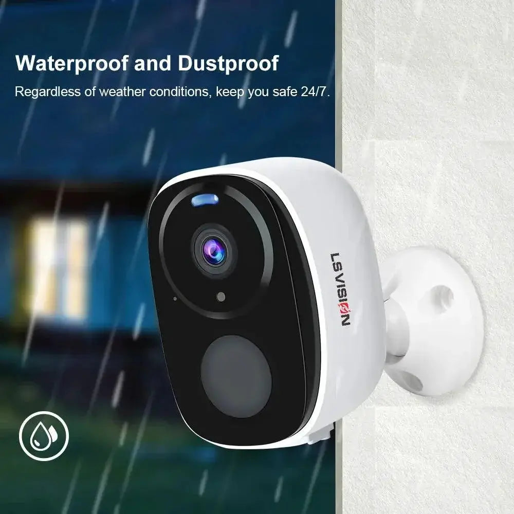 LS Vision Solar Powered Outdoor Security Camera Pro
