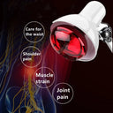 Infrared Physiotherapy Bulb 150W Heat Lamp For Neck Pain Relief Fast