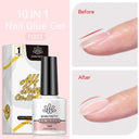 Effortless Gel Manicure Kit Base Top Coat Nail Art Set