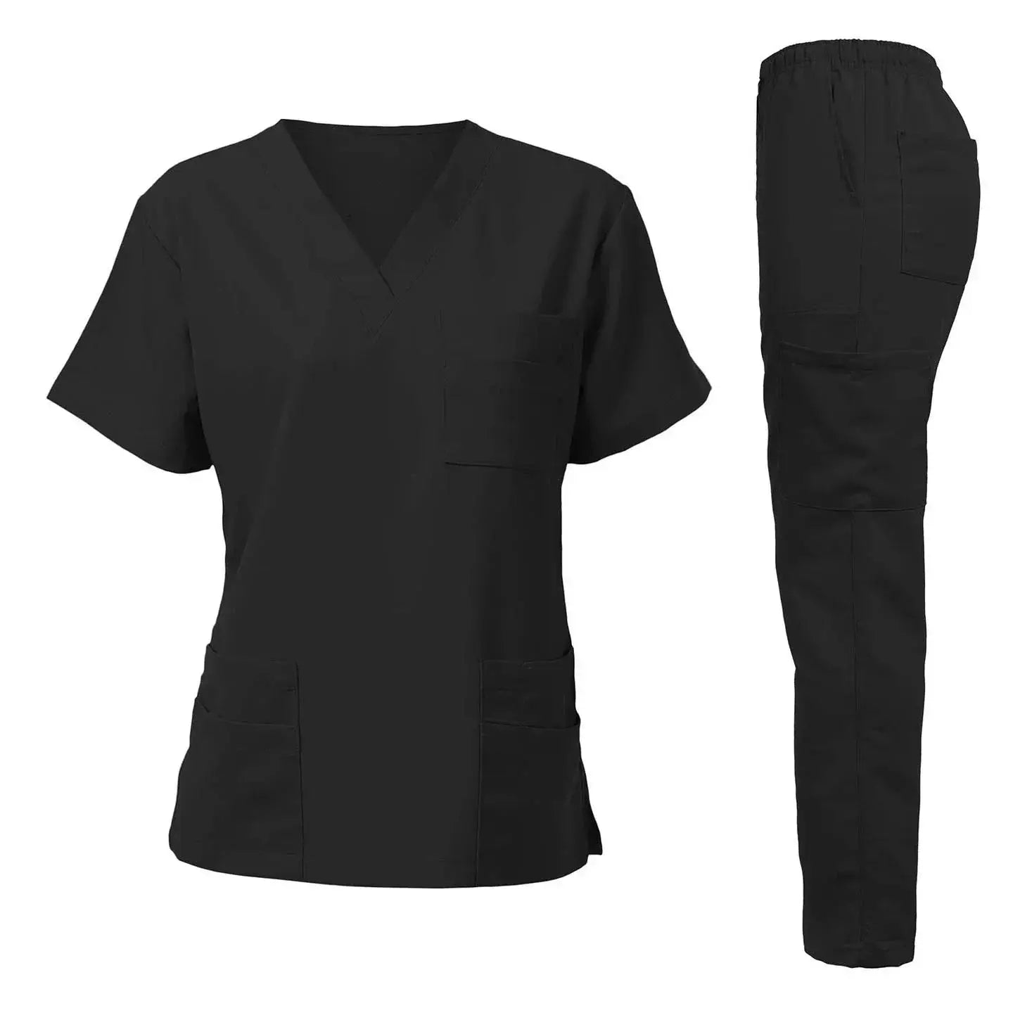 Beauty Salon Scrub Uniform Medical Nurse Blouses Suit