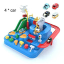 Racing Rail Car Adventure Train Toy Rocket Animals