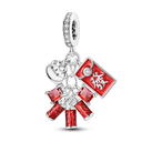Red Color Series Charm Beads