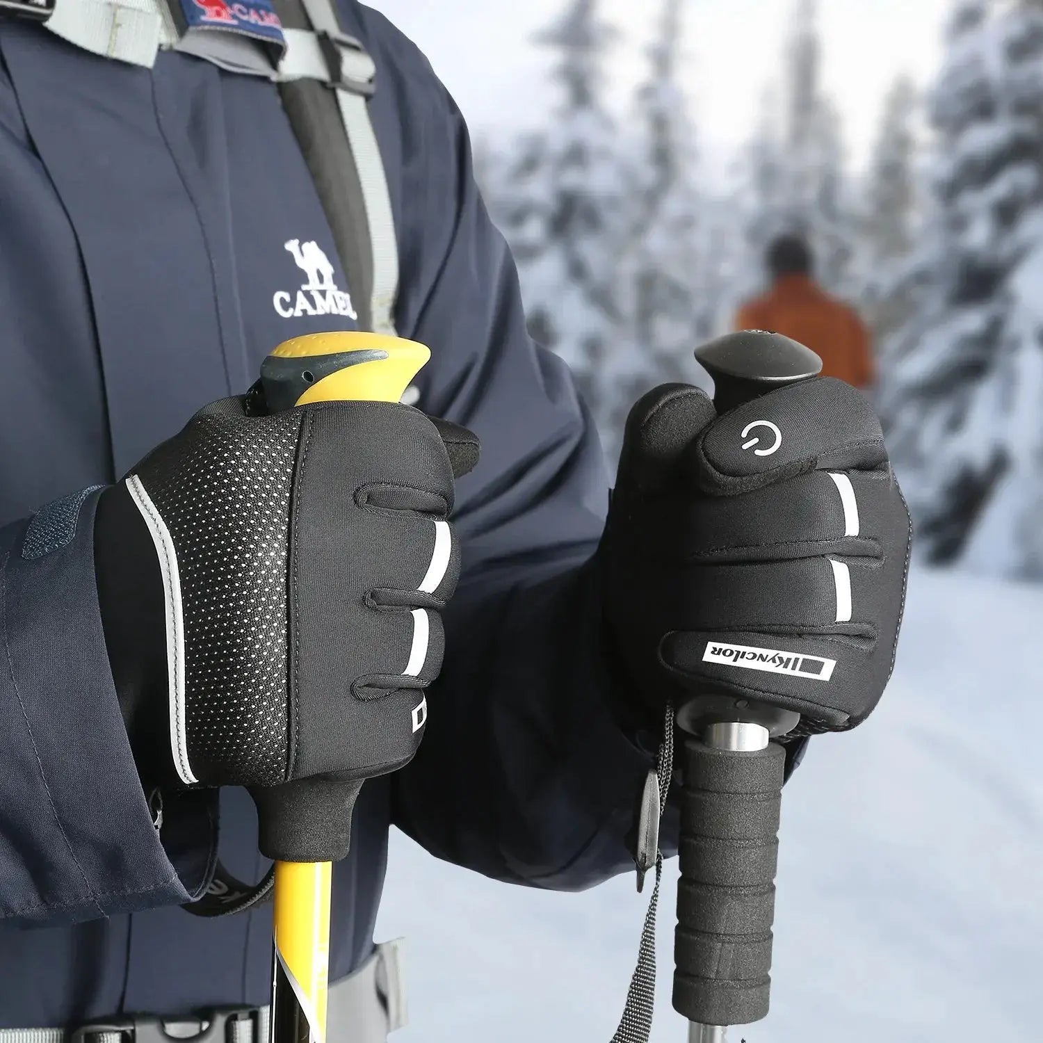 Kyncilor Winter Sports Cycling Gloves Waterproof Touchscreen