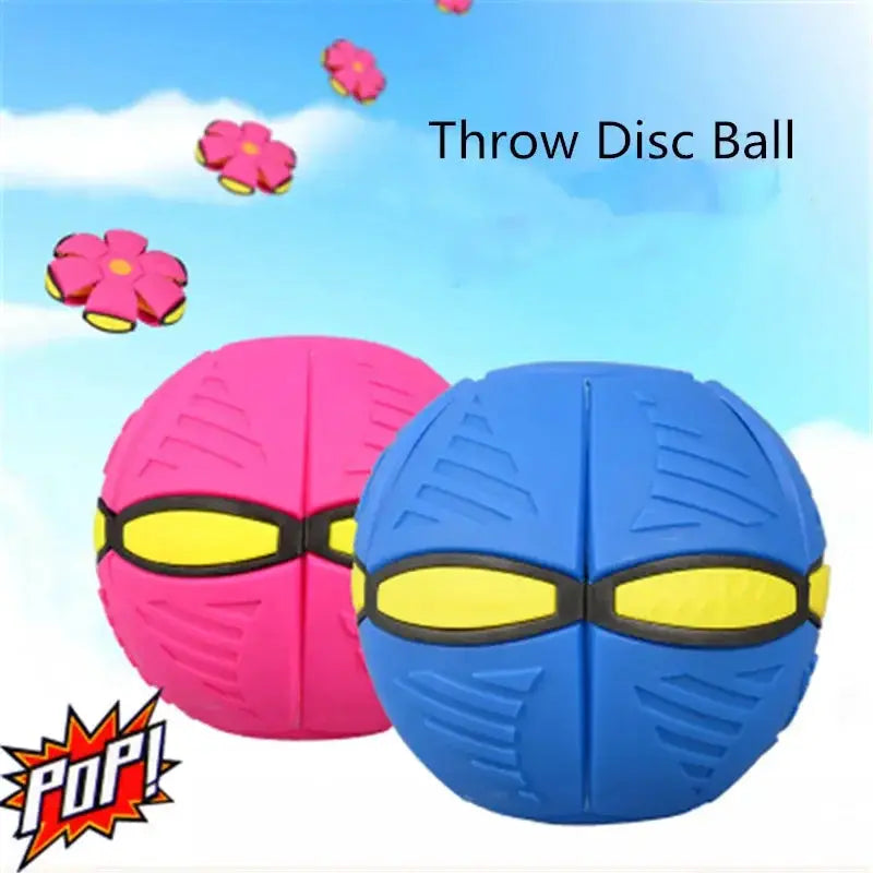 Kids Flat Throw UFO Disc Ball Outdoor Flying Toy Gift