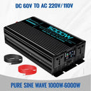 Pure Sine Wave 60V DC To AC Power Inverter