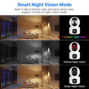 Hiseeu 4MP PTZ IP Security Camera Color Night Vision System