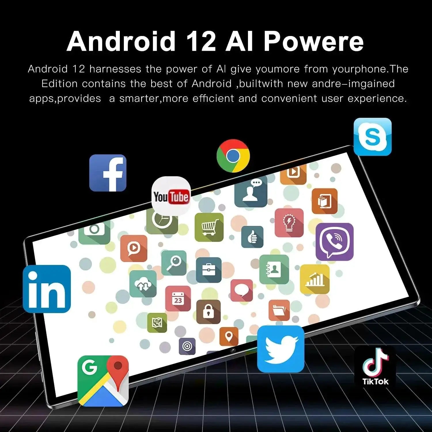 14.1 Inch 5G Android Tablet With 12GB RAM And GPS Features