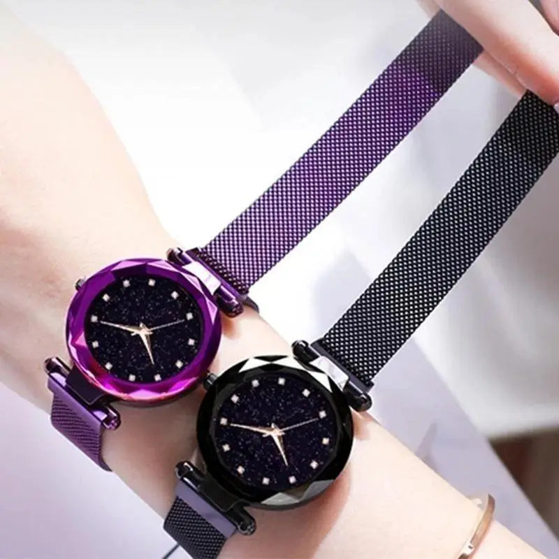 Starry Night Womens Watch Night Sky Timepiece Design