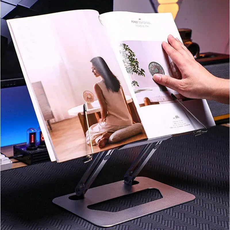 Adjustable Aluminum Reading Stand For Ergonomic Study Work