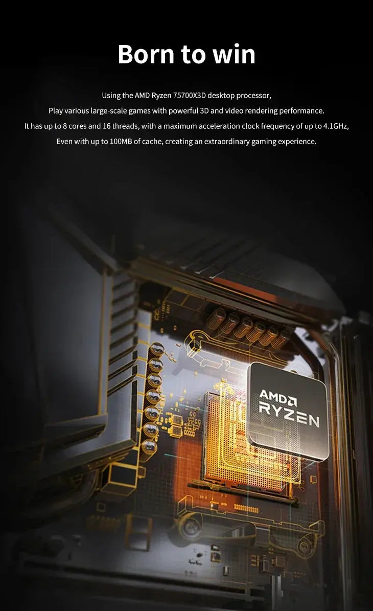 AMD Ryzen 7 5700X3D 8 Core 4.1 GHz Gaming CPU Processor