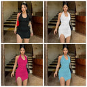 Sleek Nightlife Dress for Women Backless