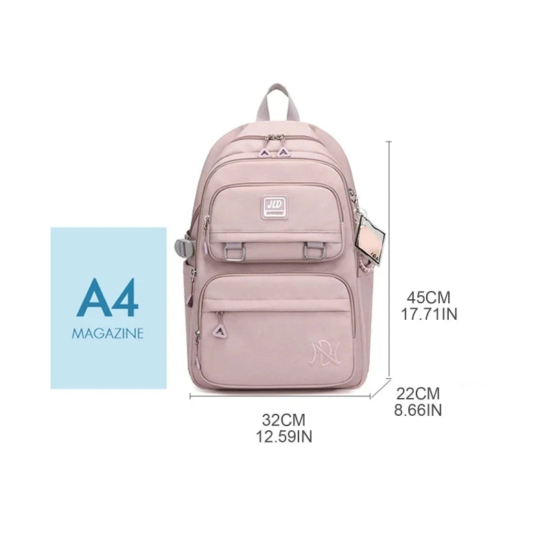 Padded Nylon School Carry Backpack
