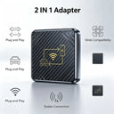 2-in-1 Wireless CarPlay Android Auto
