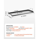 SucceBuy Carbon Steel Griddle Universal Flat Top Rectangular