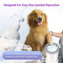 Usb Rechargeable Dog Paw Cleaner With Detachable Massager
