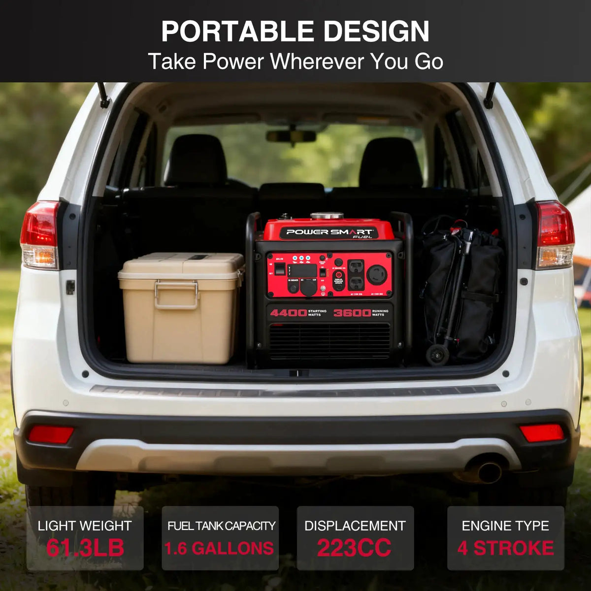 Reliable Portable Gas Generator — product view 7