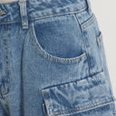 Comfort Denim Cargo Pants for Women