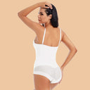 Silky Underwire White Bodysuit Shapewear for Women