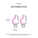 Mula Earring Sterling Silver Pink
