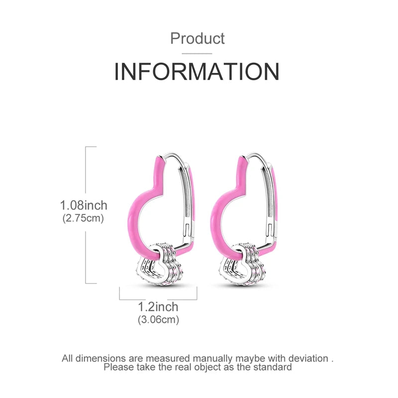 Mula Earring Sterling Silver Pink