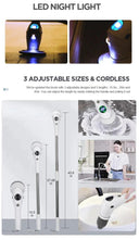 Electric Spin Cleaning Brush with LED Night Light Cordless