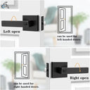 Bedroom Door Locks - Sturdy Copper Handle Set