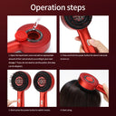 Red Light Vibration Head Massage Comb for Hair Growth