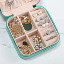 Portable Mini Jewelry Storage Box Travel Organizer Case