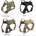 Tactical Dog Harness Set for German Shepherd Training Control