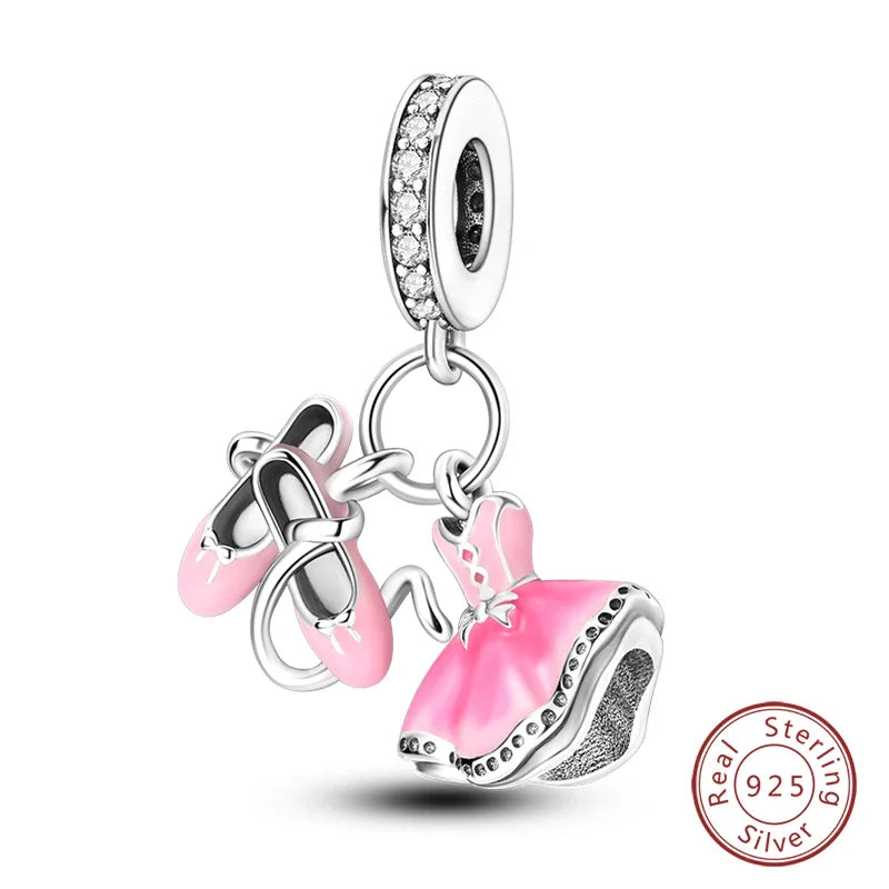 Sterling Silver Pink Princess Skirt