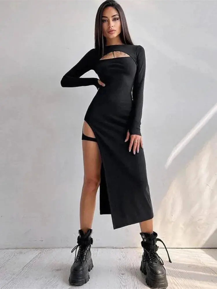 Seductive Y2K Style Party Dress Alluring Evening Wear