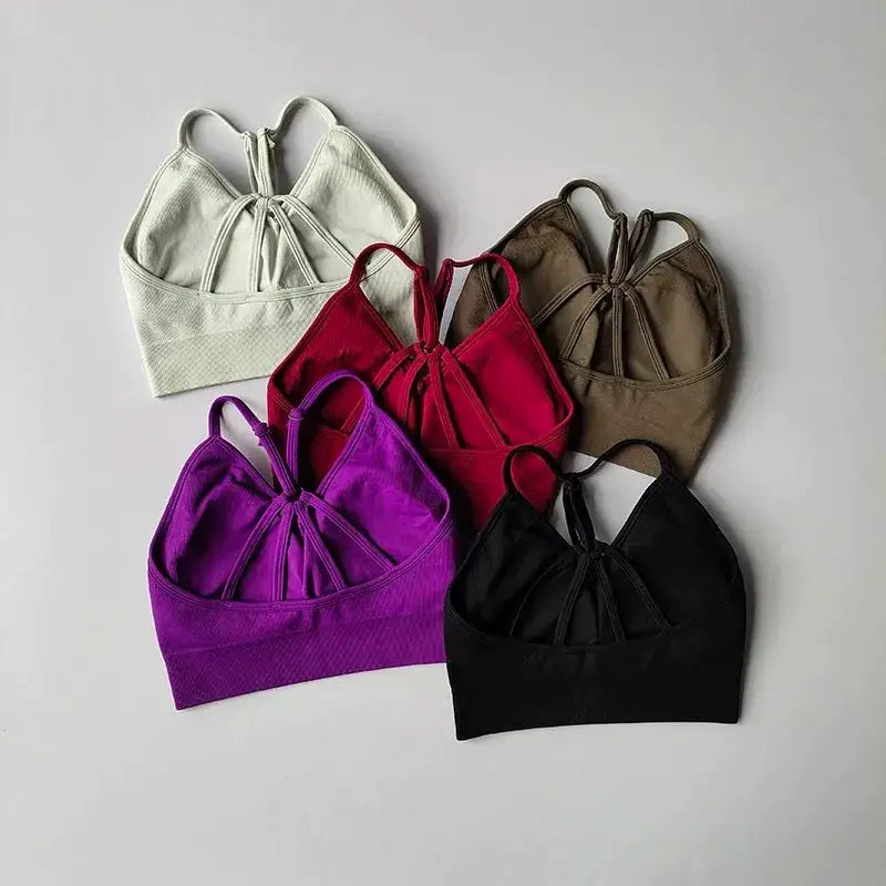 There are new color Peach High-Waisted Hip-Lifting Women's Exercise Suit Shockproof Yoga Fitness Clothes for Running And Styling