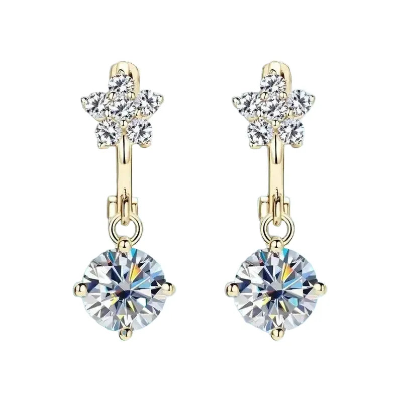 Elegant Shine Clip-On Earrings for Women — product view 1