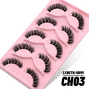 3D Fluffy Wispy False Eyelashes for a Natural Look