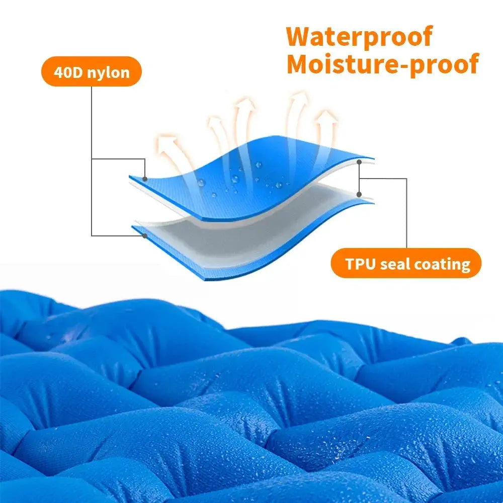 Ultralight Inflatable Camping Sleeping Pad For Backpacking