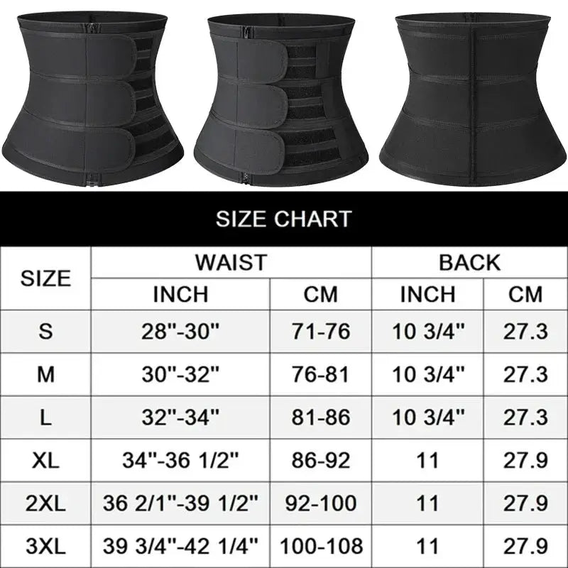 Men's Neoprene Waist Trainer Belt for Weight Loss Slimming