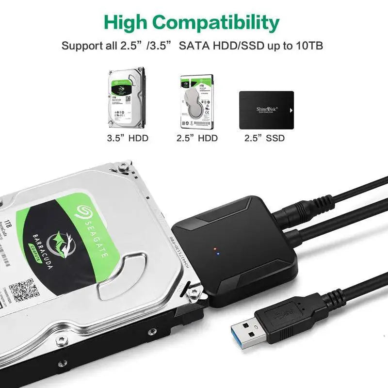 USB To SATA Adapter Cable For High Speed Data Transfer