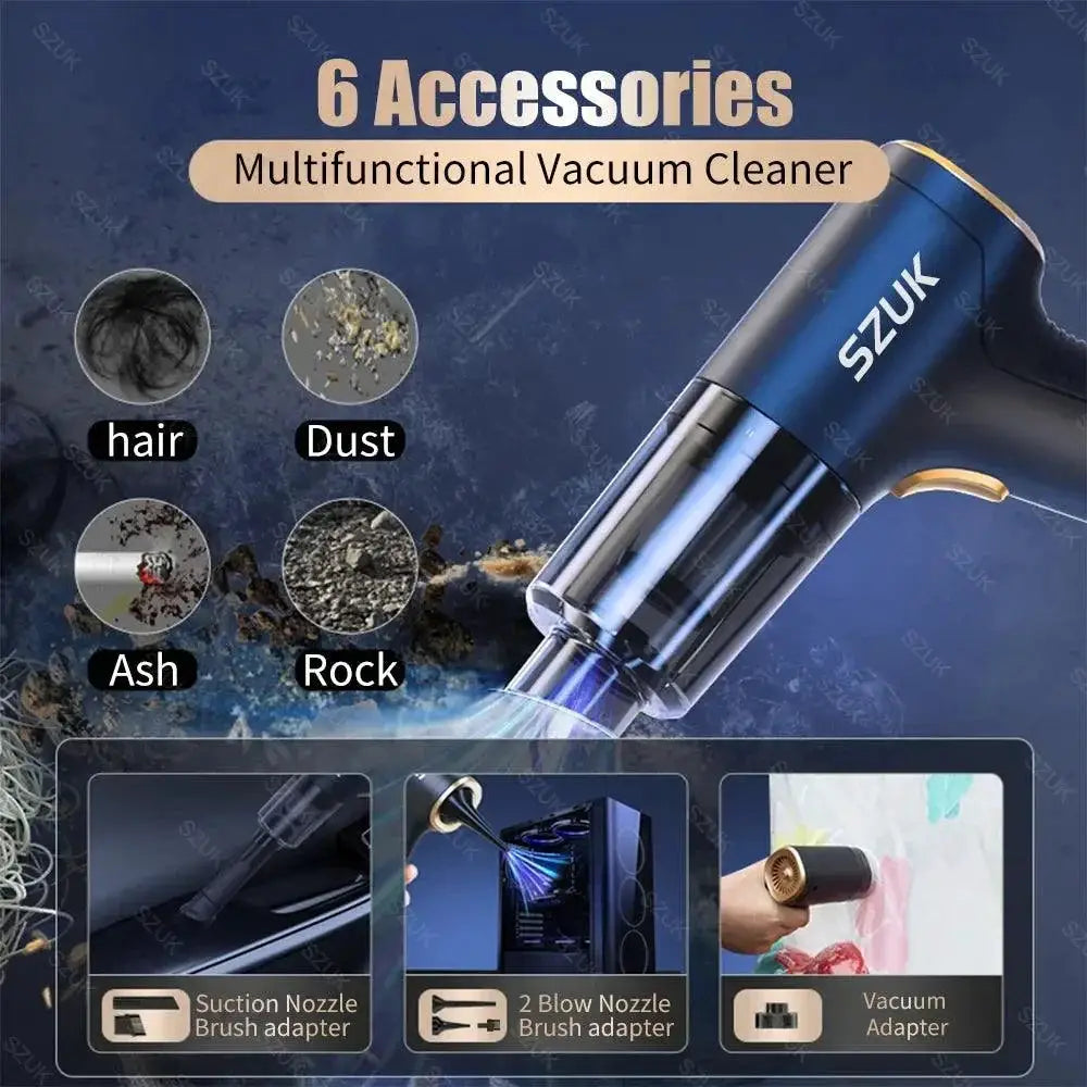 Car Vacuum Cleaner Handheld Powerful Cleaning Tool For Cars
