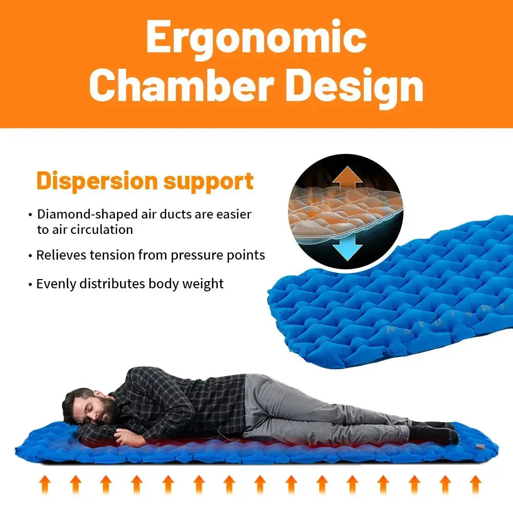 Ultralight Inflatable Camping Sleeping Pad For Backpacking