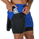 Men's 2-In-1 Camo Gym Shorts Breathable For Summer Workouts