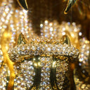 Iced Out Lion Head Crown
