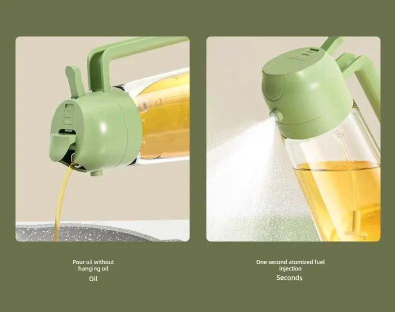 Home Food Grade Oil Dispenser With Fuel Injector Atomizer - OurLum.com