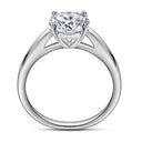 Classic Moissanite Silver Ring