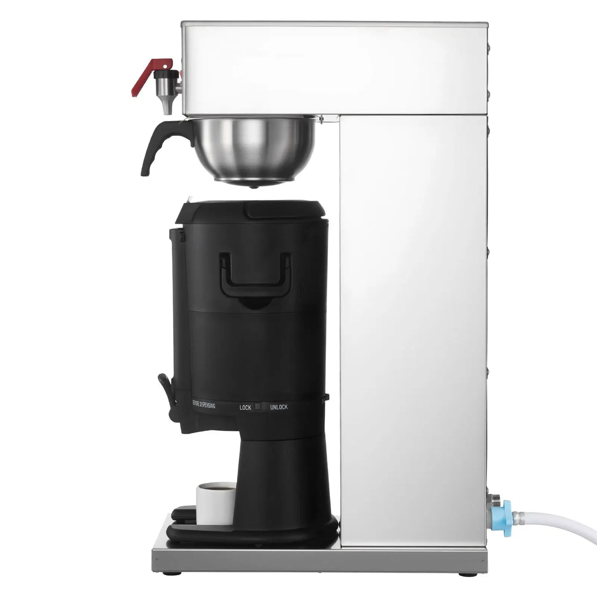 Commercial Drip Coffee Maker, Cups Machine with L Thermal Carafe — product view 8