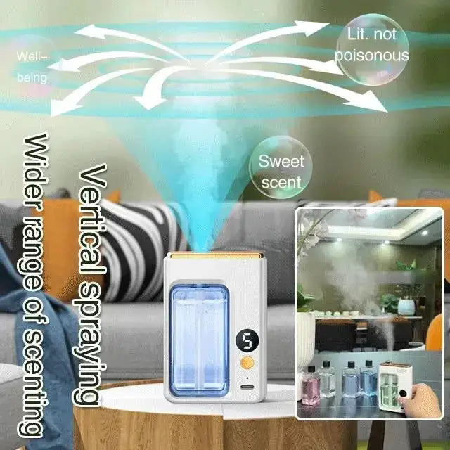 Mini Scent Machine Aromatherapy Diffuser With Smart Display