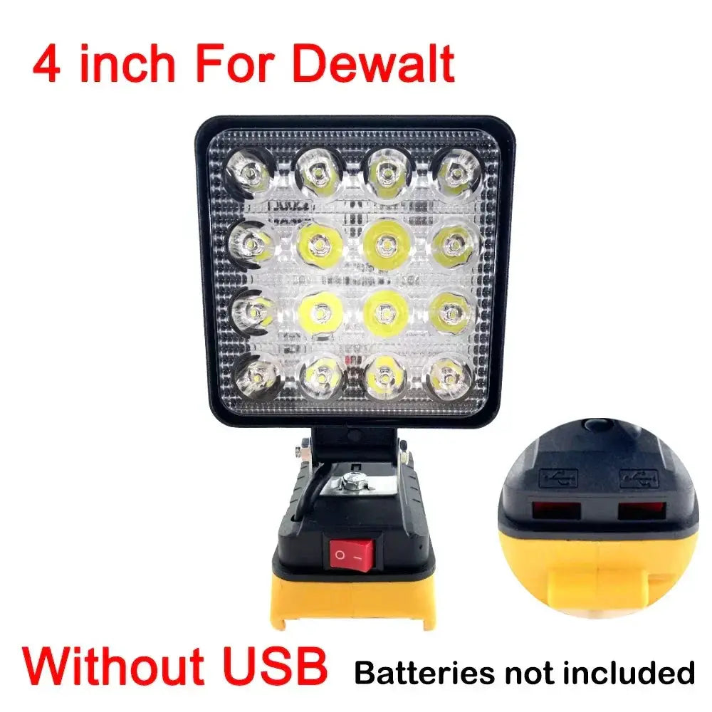 DeWalt 18V 20V Lithium Battery Cordless LED Work Light