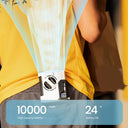 10000mAh Hanging Neck/Waist Fan USB Rechargeable Mini Fan