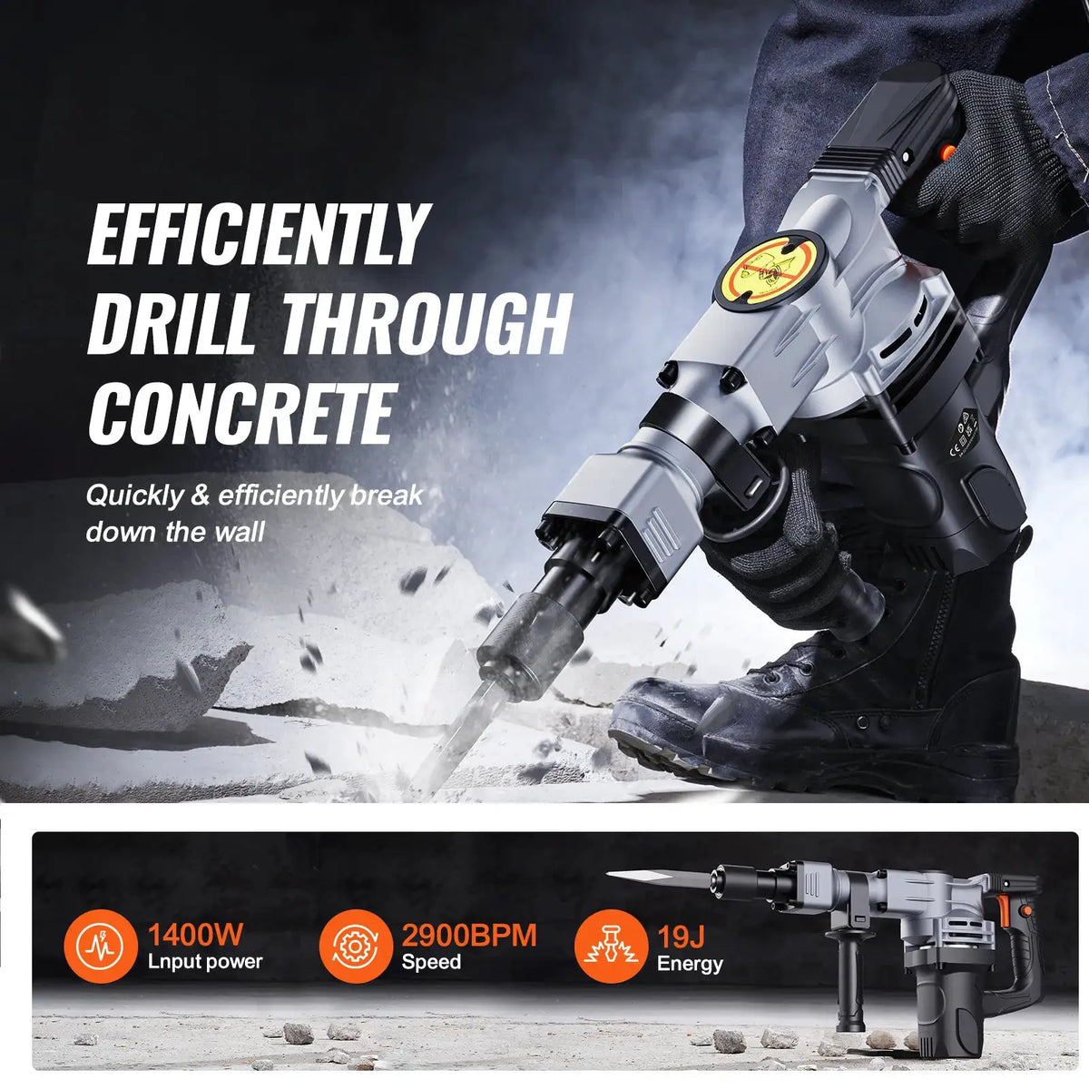 Heavy Duty Electric Jack Hammer — product view 2
