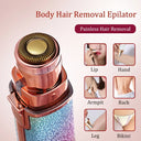 2 In 1 Rechargeable Electric Eyebrow Trimmer Epilator Mini Shaver